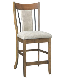Eagle 24" Barchair With Wrought Iron
