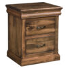 Hampton 2 Drawer Night Stand With Enclosed Base