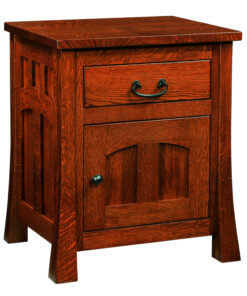 Bridgeport Mission 1 Drawer 1 Door Nightstand