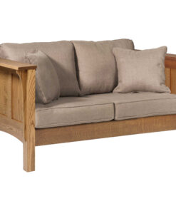 Shaker Love Seat With Reversible Cushions