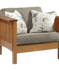 Mission Chair With Reversible Cushions