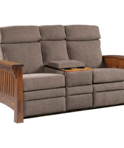 Country Mission Center Console Recliner Love Seat