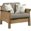 Country Mission Chair With Reversible Cushions