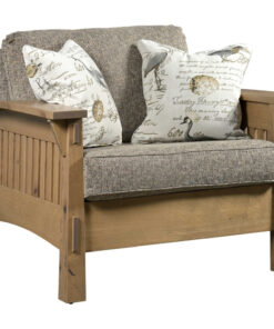 Country Mission Chair With Reversible Cushions