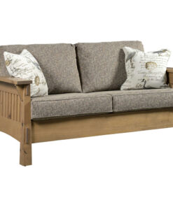 Country Mission Loveseat With Reversible Cushions