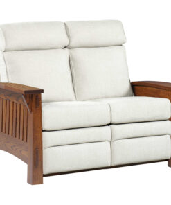 Country Mission Recliner Love Seat