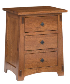 Olde Shaker 3 Drawer Nightstand