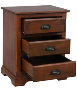 Charleston 3 Drawer Nightstand