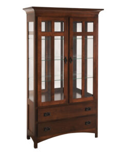 2 Drawer Mission Curio