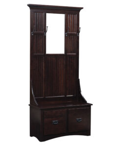 Mission 2 Drawer Hall Seat