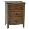 Classic Shaker 3 Drawer Nightstand