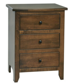 Classic Shaker 3 Drawer Nightstand