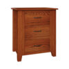 Shaker 3 Drawer Nightstand