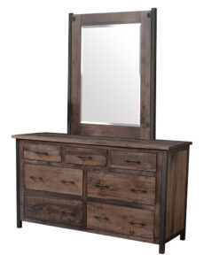 Structura Low Dresser with Mirror