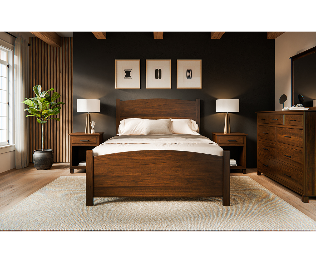 Windy Acres Furniture-Addie-Collection-Room Setting-Sap Cherry-OCS-122-Coco-Full-1