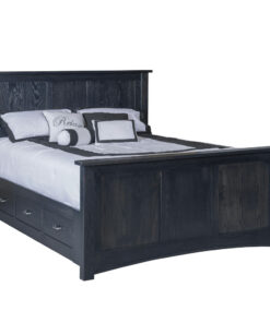 Evendale Bed With Storage Rails