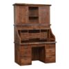 56" Mission Deluxe Rolltop With Hutch