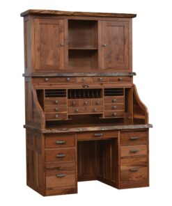 56" Mission Deluxe Rolltop With Hutch