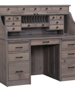 56" Mission Roll Top Desk