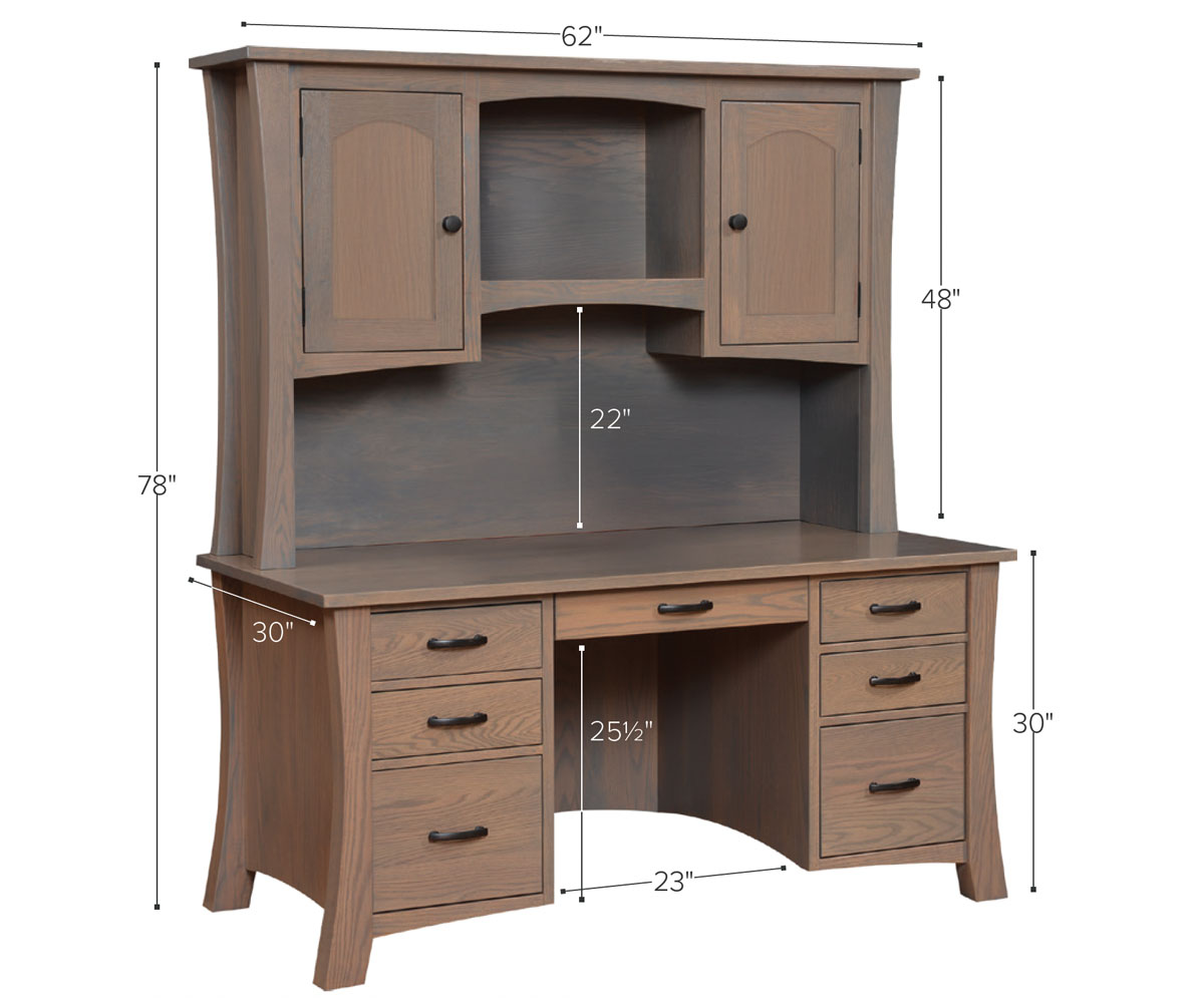 PWC-PWC-3062JFT-1362JH-Jefferson-Desk-Hutch-Measurements