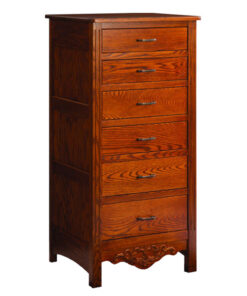 Amish Country Carved Chest