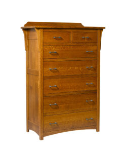 Dutch Corbel Mission Chest Of Drawers