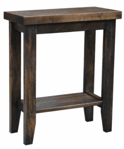 Slim End Table with Shelf