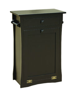 Tilt Out Trash Bin with Drawer and Bar
