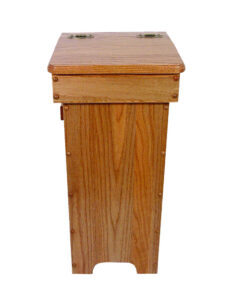 Trash Bin with Hinge Top