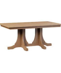 Mission Double Pedestal Table