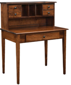 36" Shaker Desk With Hutch Top