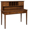 48" Shaker Desk With Hutch Top
