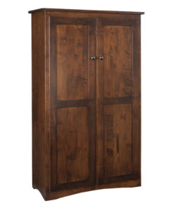 60"Double Door Mission Bookcase