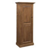 Traditional Single Door Bookcase - 60"H