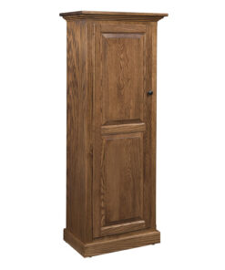 Traditional Single Door Bookcase - 60"H