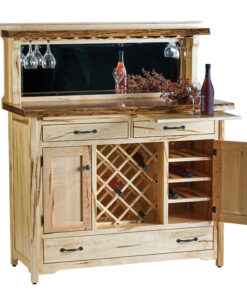 Boulder Wine Buffet with Live Edge Top