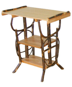 Magazine Stand With Shelf