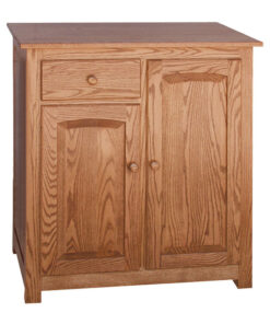 Shaker Wine Cabinet - Solid Doors