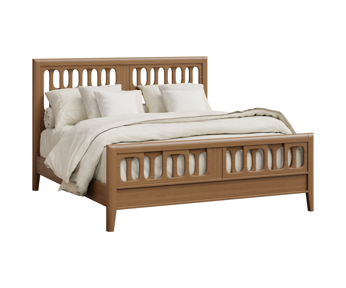 Genuine-Oak-Designs-Meridian-King-Bed-Brown-Maple-OCS-Seely