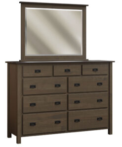 Dutch Country Mission 9 Drawer Dresser