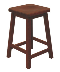 24" Mission Bar Stool with Clipped Corners