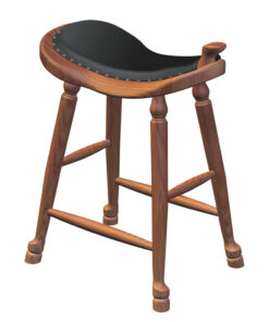 24" Western Saddle with Vinyl or Leather