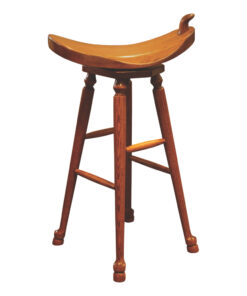 24" Swivel Western Saddle bar Stool