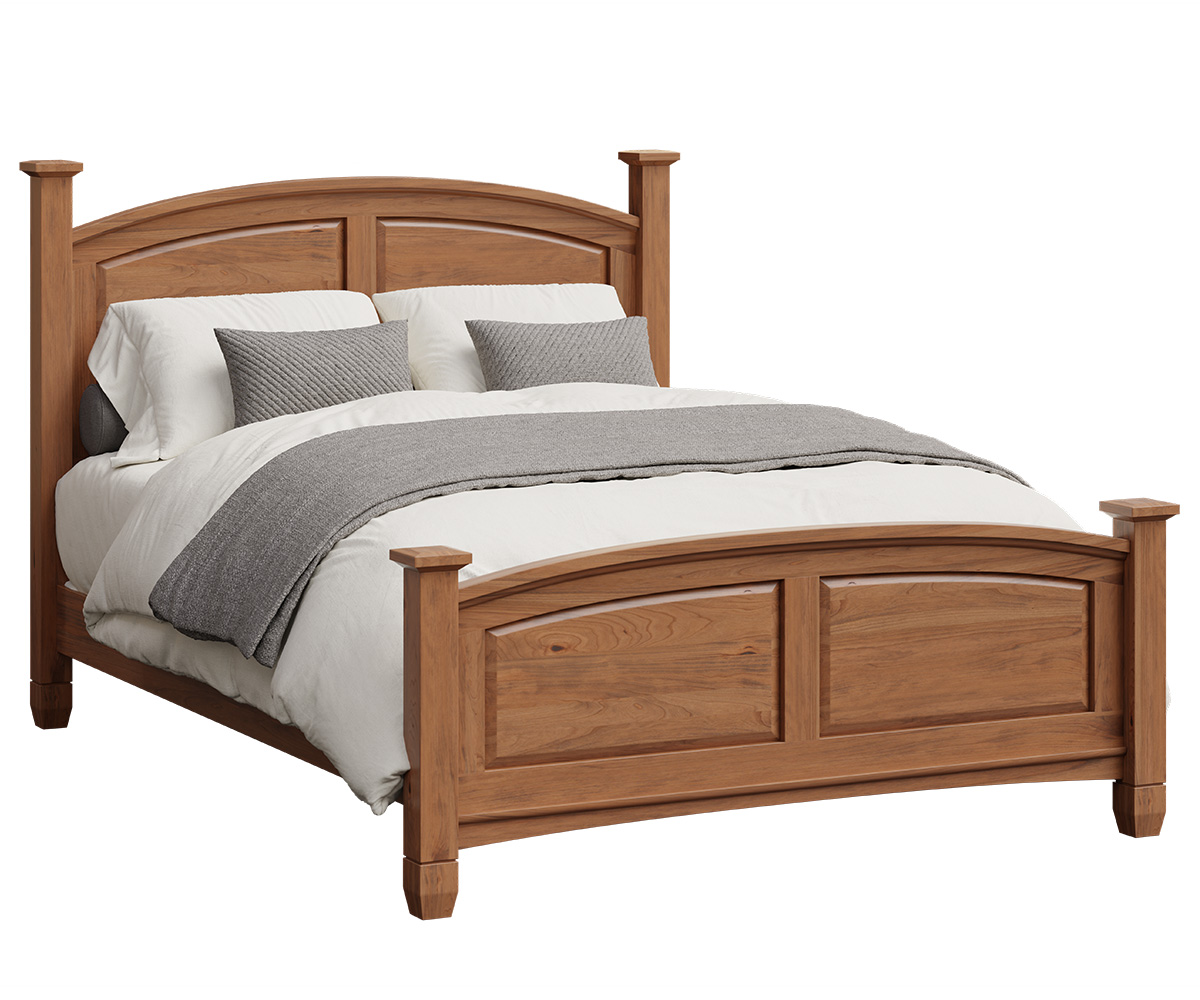 Bella-Queen Bed-Standard Footboard-Sap Cherry-AMS-Dualistic-BL-941-Q