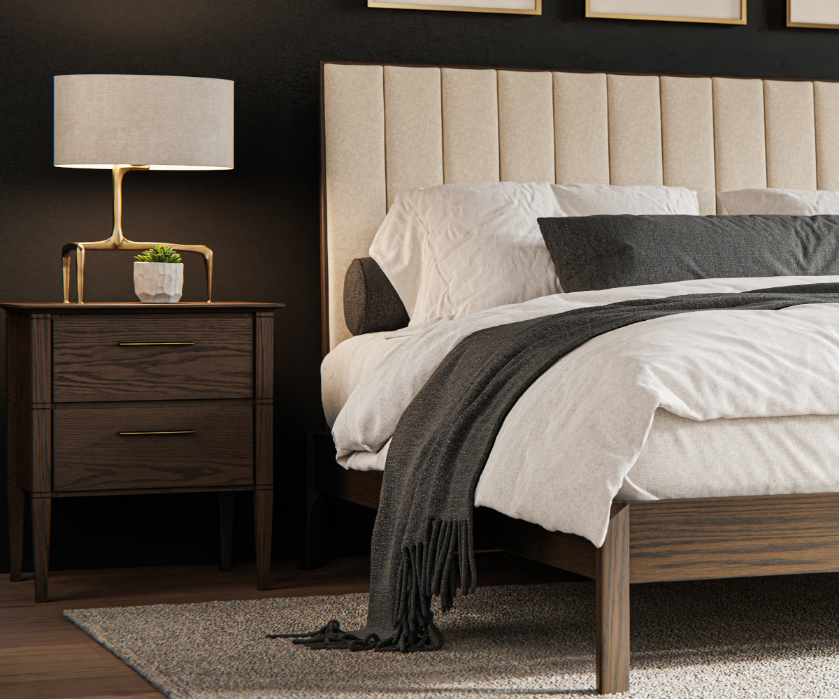 Reveal-King Bed-Room Setting-Oak-FC-50240-Carbon-Cropped