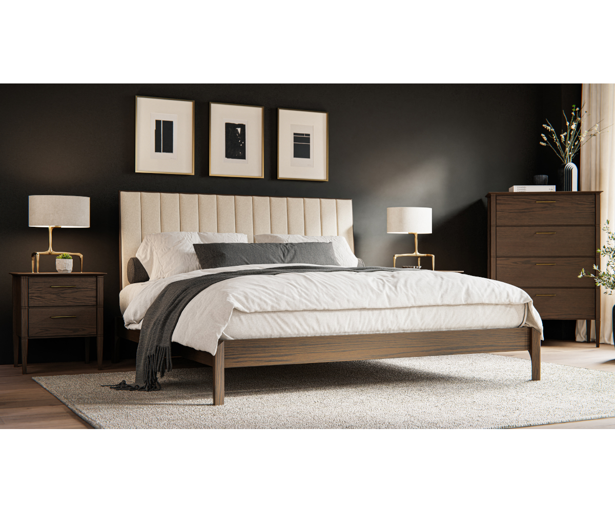 Reveal-King Bed-Room Setting-Oak-FC-50240-Carbon-Full