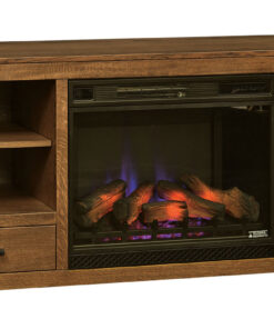 Brush Creek TV Stand with Fireplace