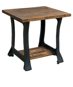 Cast Iron End Table