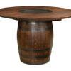 Deluxe Whiskey Barrel Pub Table
