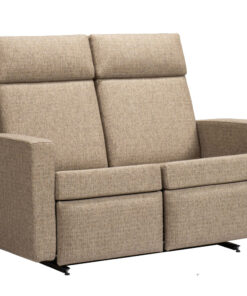 Modern Shaker Love Seat Glider/Recliner